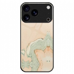 Kuori iPhone 17 Pro Max Karkaistusta Lasista Maalattu Kuvio