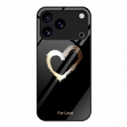 Kuori iPhone 17 Pro Max Musta Rakkaus Suojakuori