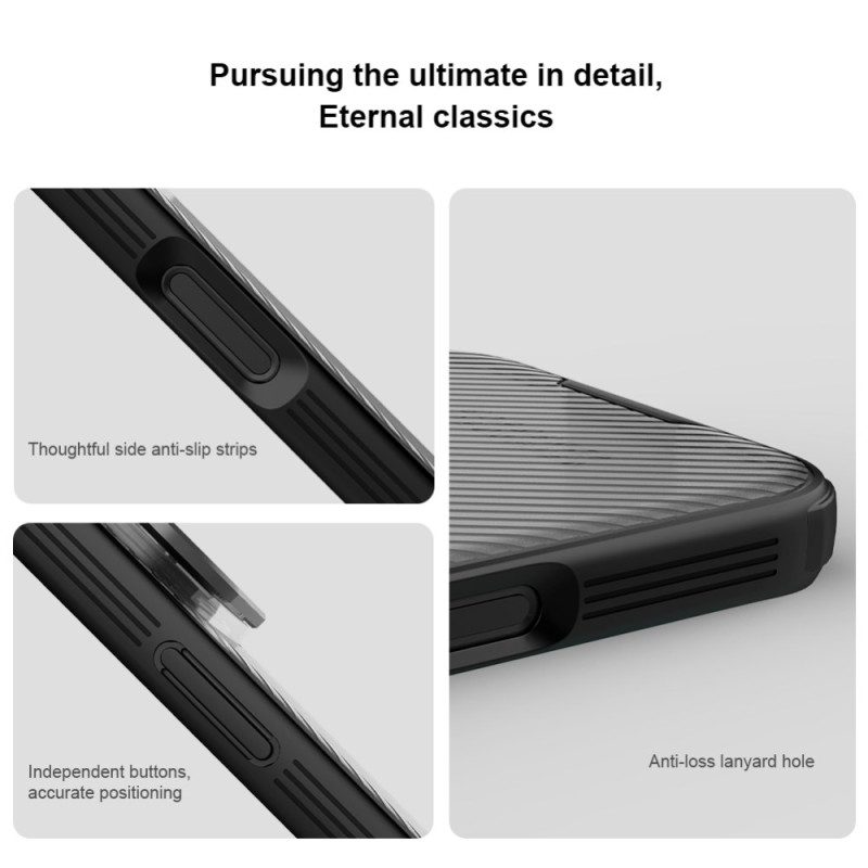 Kuori iPhone 17 Pro Max Nillkin Magnetic Camshield -potkuri Suojakuori