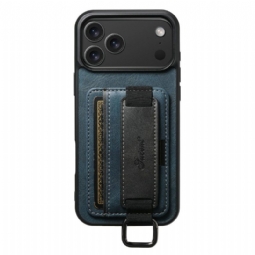 Kuori iPhone 17 Pro Max Suteni Korttikotelo Ja Hihna Suojakuori