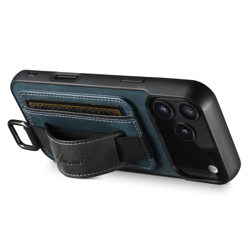 Kuori iPhone 17 Pro Max Suteni Korttikotelo Ja Hihna Suojakuori