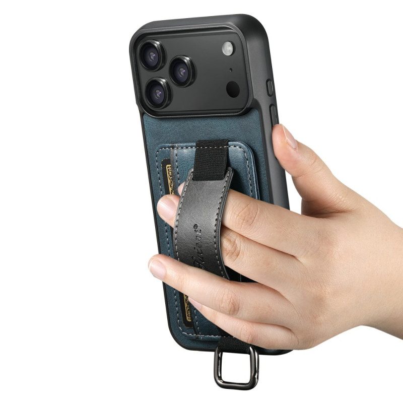 Kuori iPhone 17 Pro Max Suteni Korttikotelo Ja Hihna Suojakuori