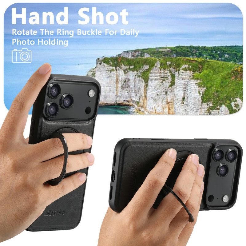 Kuori iPhone 17 Pro Max Yhteensopiva Magsafe Pyörivällä Kiinnityksellä Suteni