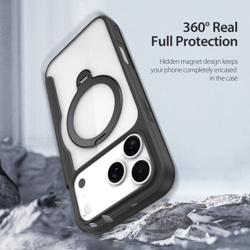 Nahkakotelo iPhone 17 Pro Max Magsafe Ja Skin X Pro -sarja Dux Ducis -kiinnike