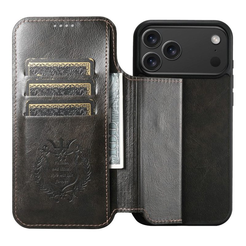 Nahkakotelo iPhone 17 Pro Max Magsafe-yhteensopiva