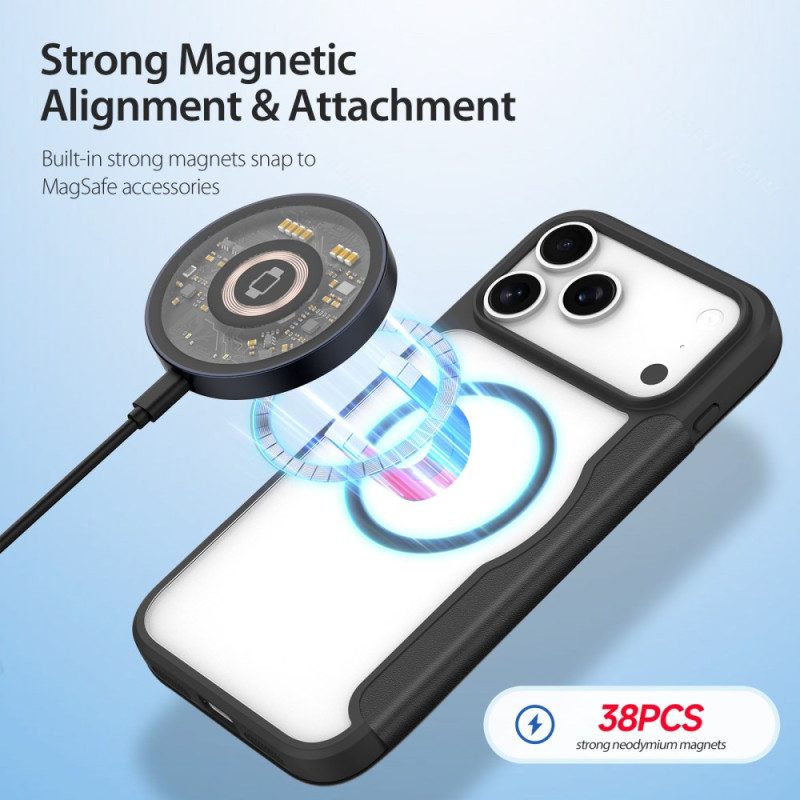 Nahkakotelo iPhone 17 Pro Max Magsafe-yhteensopiva Skin X Pro -sarja Dux Ducis