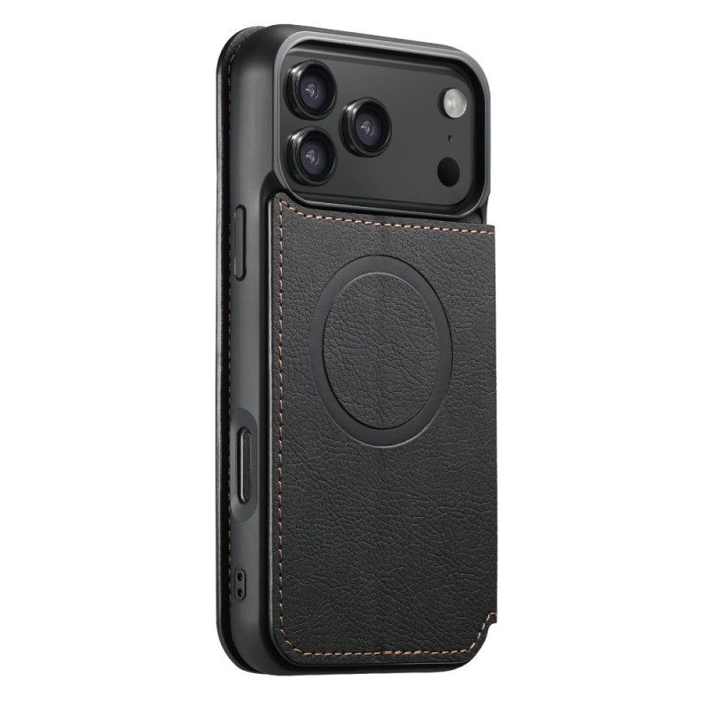 Nahkakotelo iPhone 17 Pro Max Magsafe-yhteensopiva Suteni Suojakuori