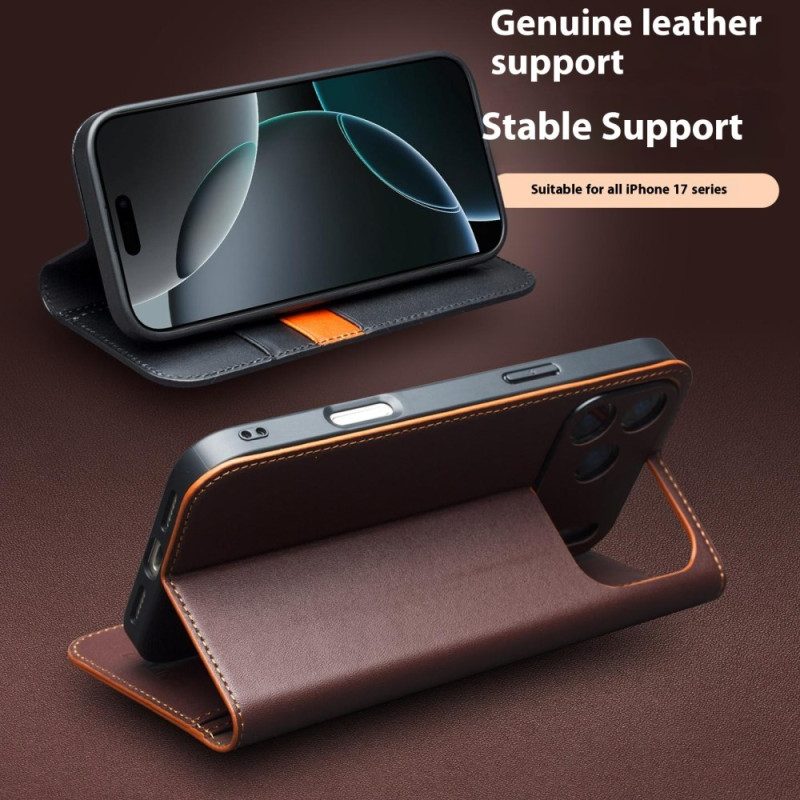 Nahkakotelo iPhone 17 Pro Max Qialino