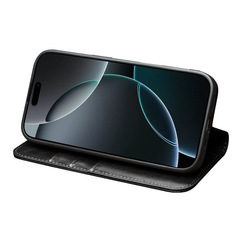 Nahkakotelo iPhone 17 Pro Max Qialino Nahka Suojakuori