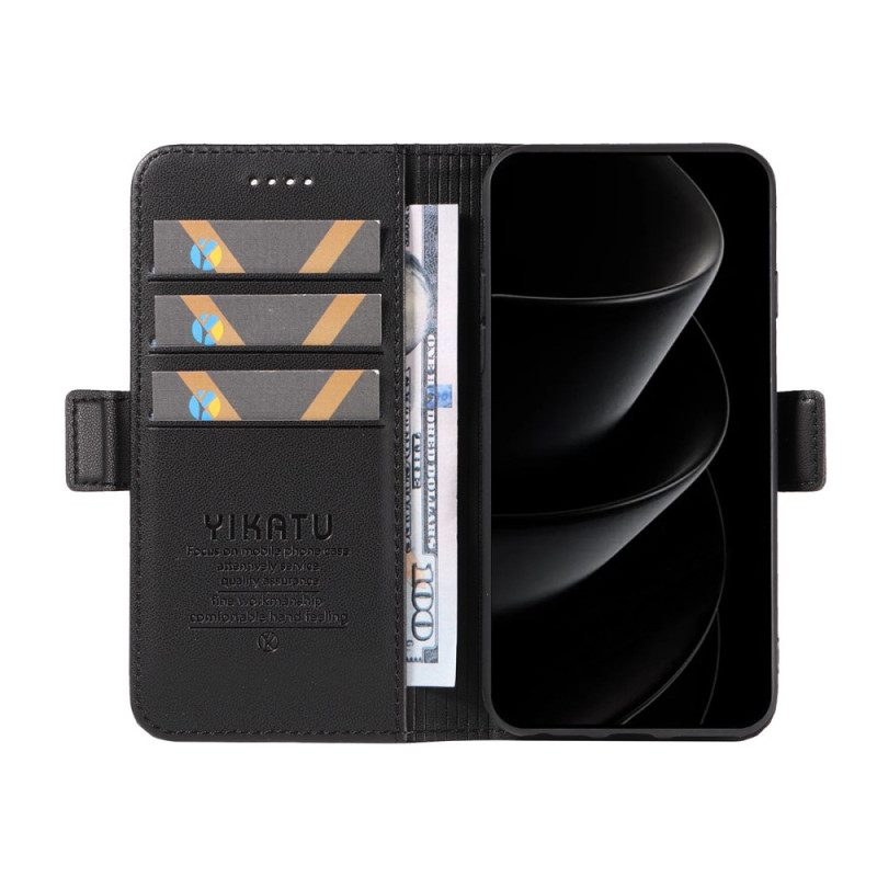 Nahkakotelo iPhone 17 Pro Max Vintage Yikatu