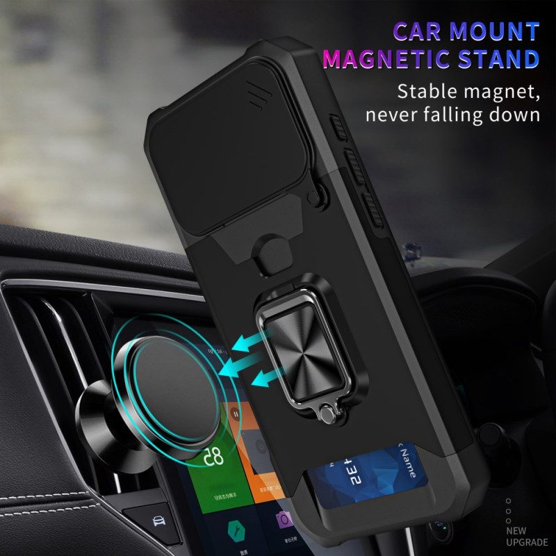 Puhelinkuoret iPhone 17 Pro Max Kestävä Jalusta Ja Liukuva Kansi