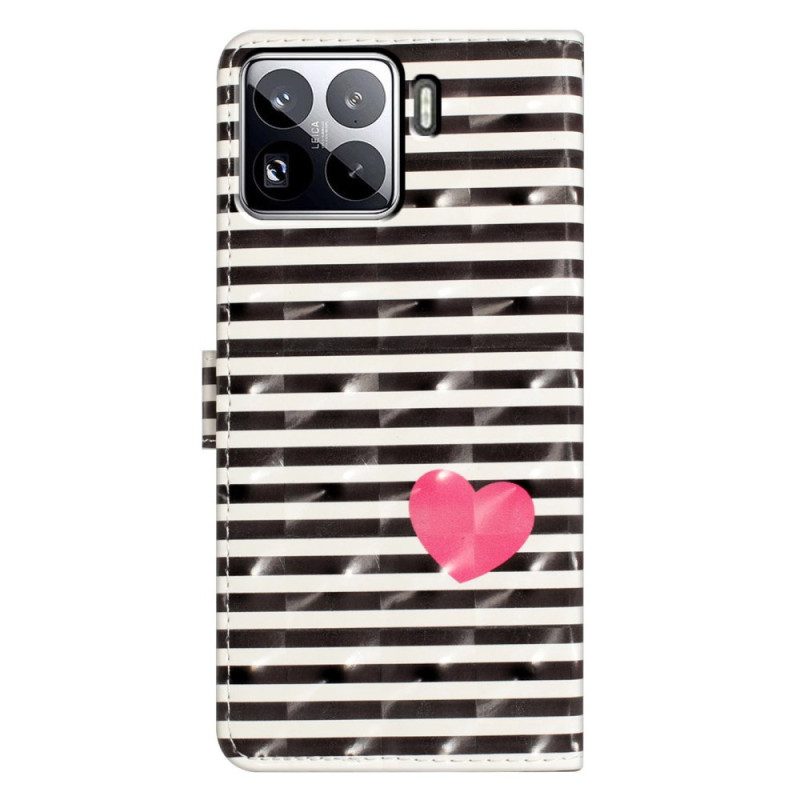 Kotelot Xiaomi 15 Pro 3d-raidat Ja Sydämet Suojakuori