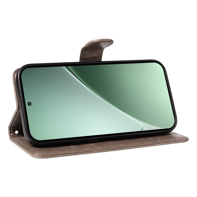 Kotelot Xiaomi 15 Pro Kukka- Ja Perhoskuvio