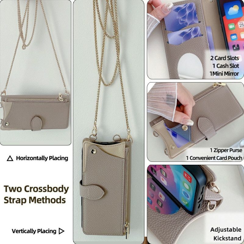 Kotelot Xiaomi 15 Pro Puhelinkuoret Lompakko Ja Ketju