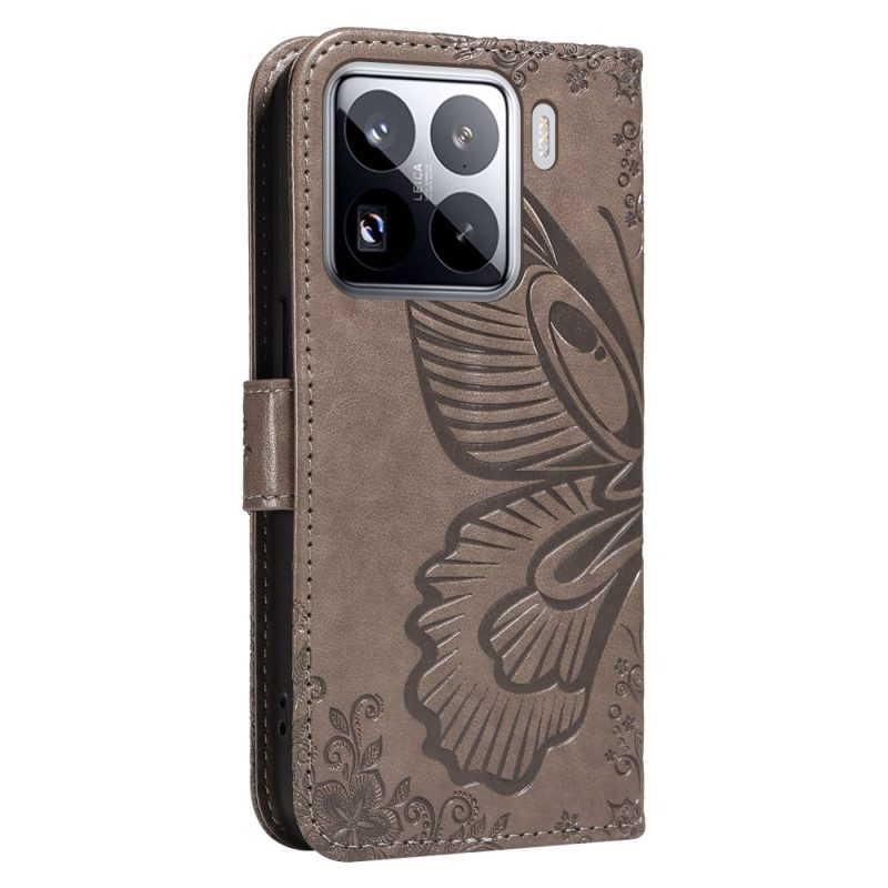 Kotelot Xiaomi 15 Pro Puhelinkuoret Perhoskuvio