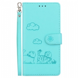 Kotelot Xiaomi 15 Pro Rfid-suojattu Kissakuvio