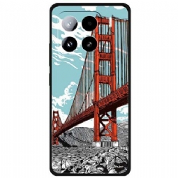 Kuori Xiaomi 15 Pro Kultainen Portti Silta Suojakuori