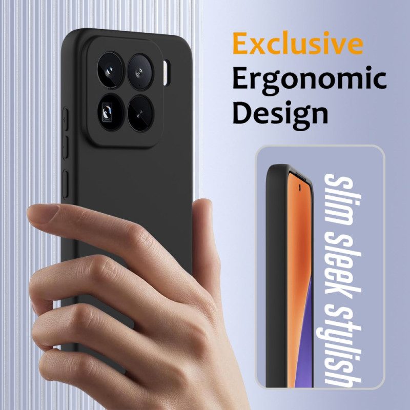 Kuori Xiaomi 15 Pro Magsafe-yhteensopiva Nestesilikoni Hihnalla