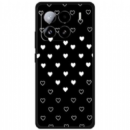 Kuori Xiaomi 15 Pro Valkoiset Sydämet