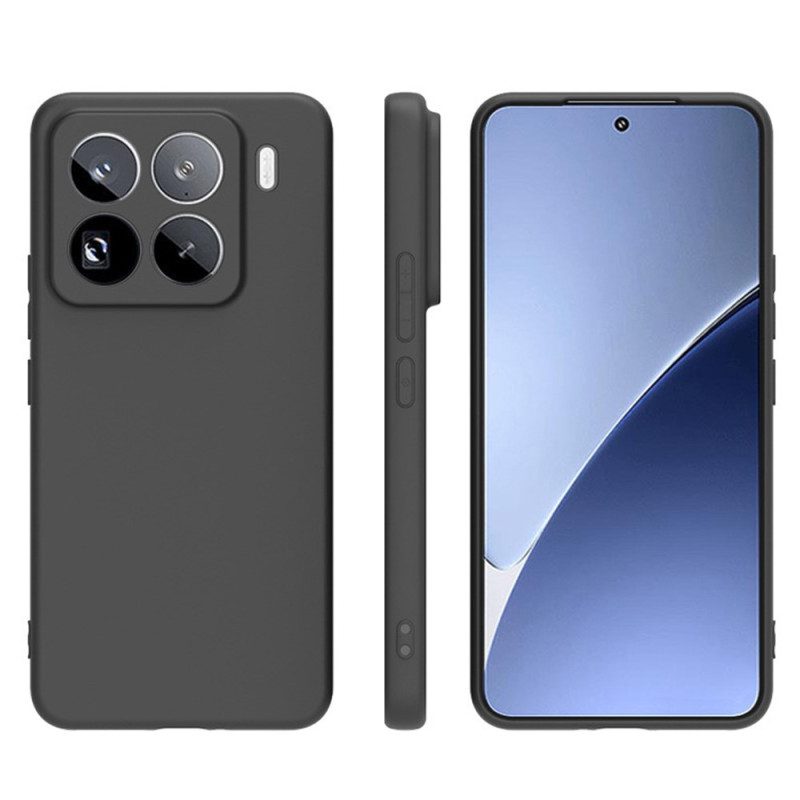 Puhelinkuoret Xiaomi 15 Pro Mattapintainen Silikoni Karkaistulla Lasisella Näytönsuojalla