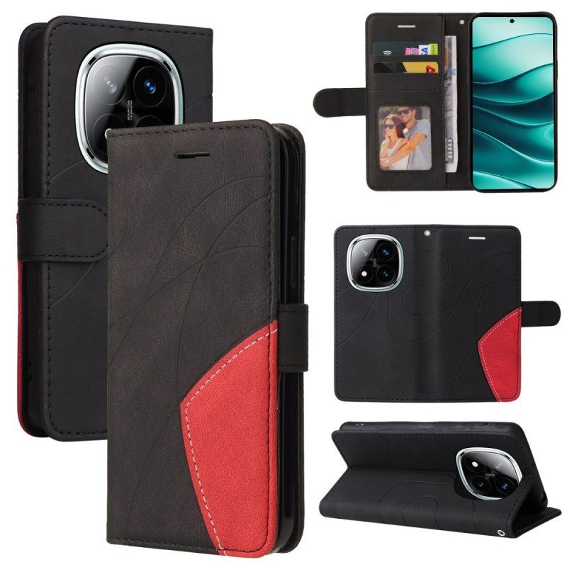 Kotelot Poco X7 5g Kaksisävyinen Aaltoileva Viiva Suojakuori