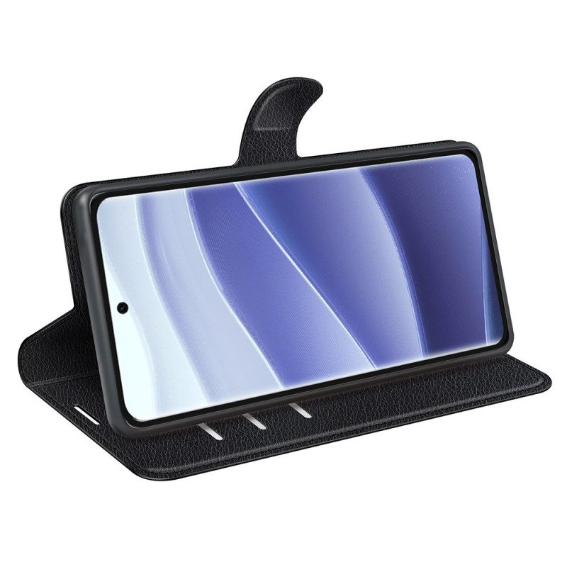 Kotelot Poco X7 5g Klassinen Litsikuvioinen Tekonahka Suojakuori