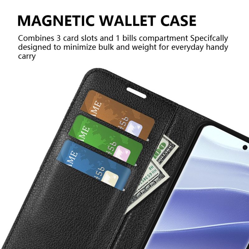 Kotelot Poco X7 5g Klassinen Litsikuvioinen Tekonahka Suojakuori