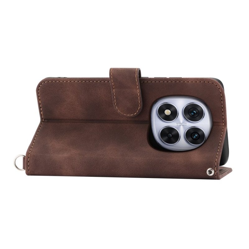 Kotelot Poco X7 5g Pitsikuvio Hihnalla Ja Olkahihnalla Suojakuori