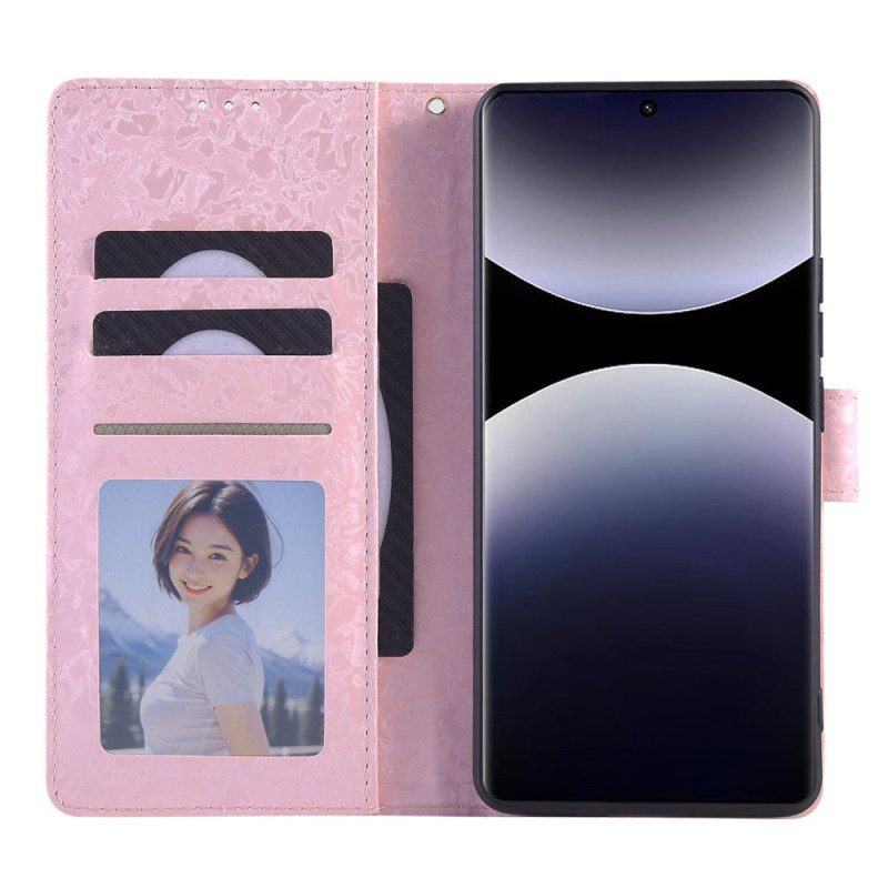 Kotelot Poco X7 5g Puhelinkuoret Rfid-suojattu Kukkakuvioinen Kuvio