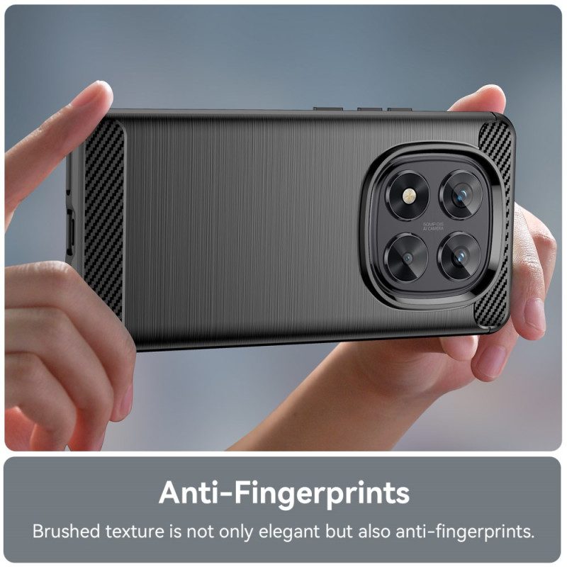 Puhelinkuoret Poco X7 5g Harjattu Hiilikuitu