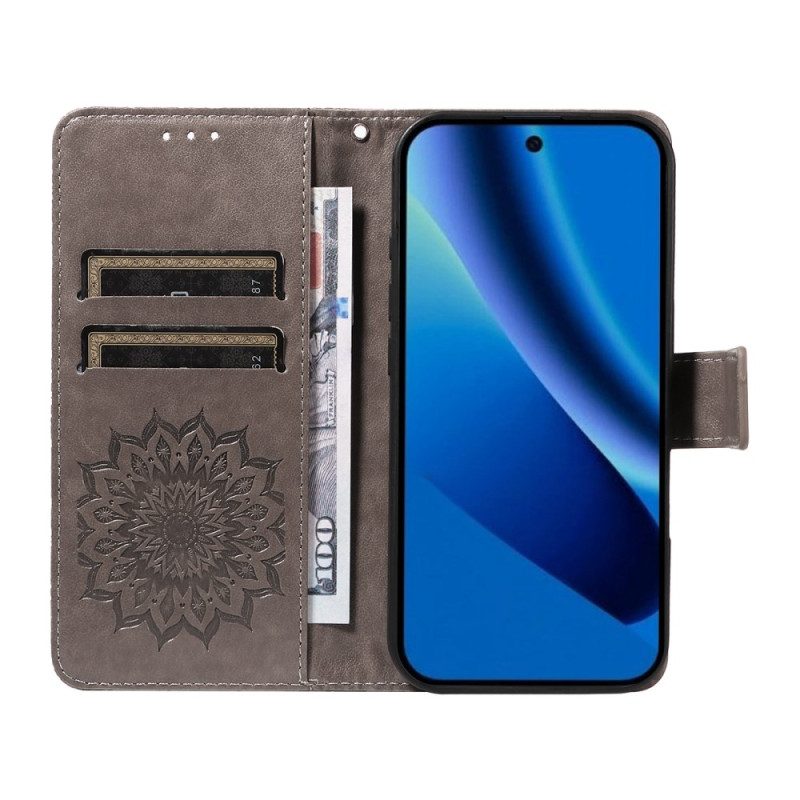 Kotelot Google Pixel 10a Puhelinkuoret Auringonkukkakuvio