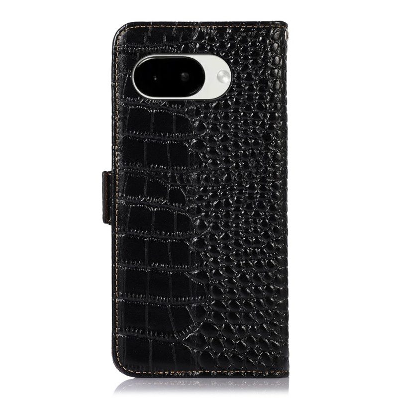 Kotelot Google Pixel 10a Puhelinkuoret Krokotiilikuvioinen Nahka