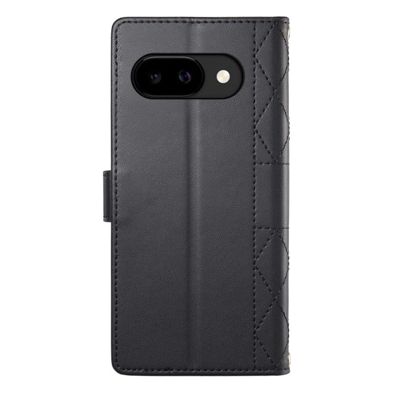 Kotelot Google Pixel 10a Puhelinkuoret Tikattu Lompakko Hihnoilla