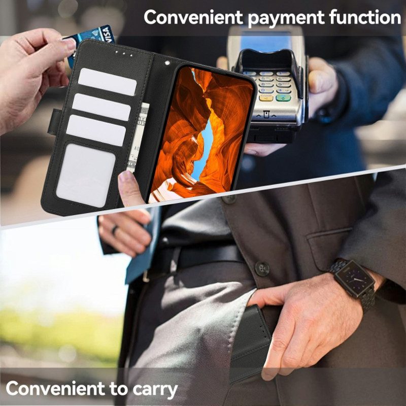 Kotelot Google Pixel 10a Rfid-suojattu Nahkakuvio