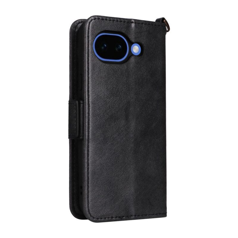 Kotelot Google Pixel 10a Vintage-lompakko Ja Olkahihna