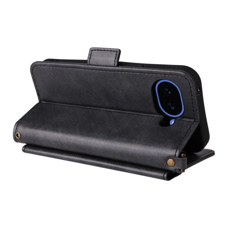 Kotelot Google Pixel 10a Vintage-lompakko Ja Olkahihna