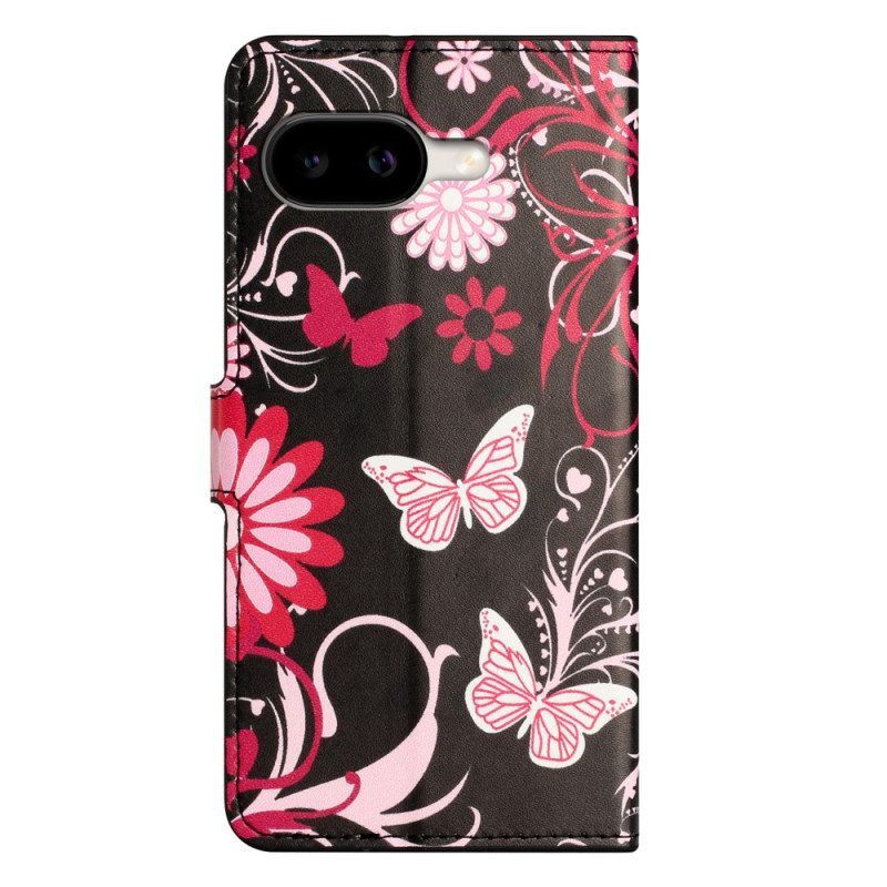 Kuoret Google Pixel 10a Perhosia Mustalla Taustalla