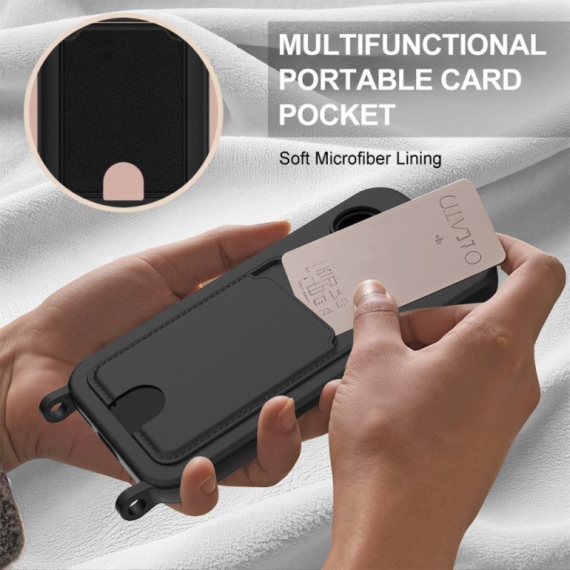 Kuori Google Pixel 10a Nestemäinen Silikonikorttikotelo