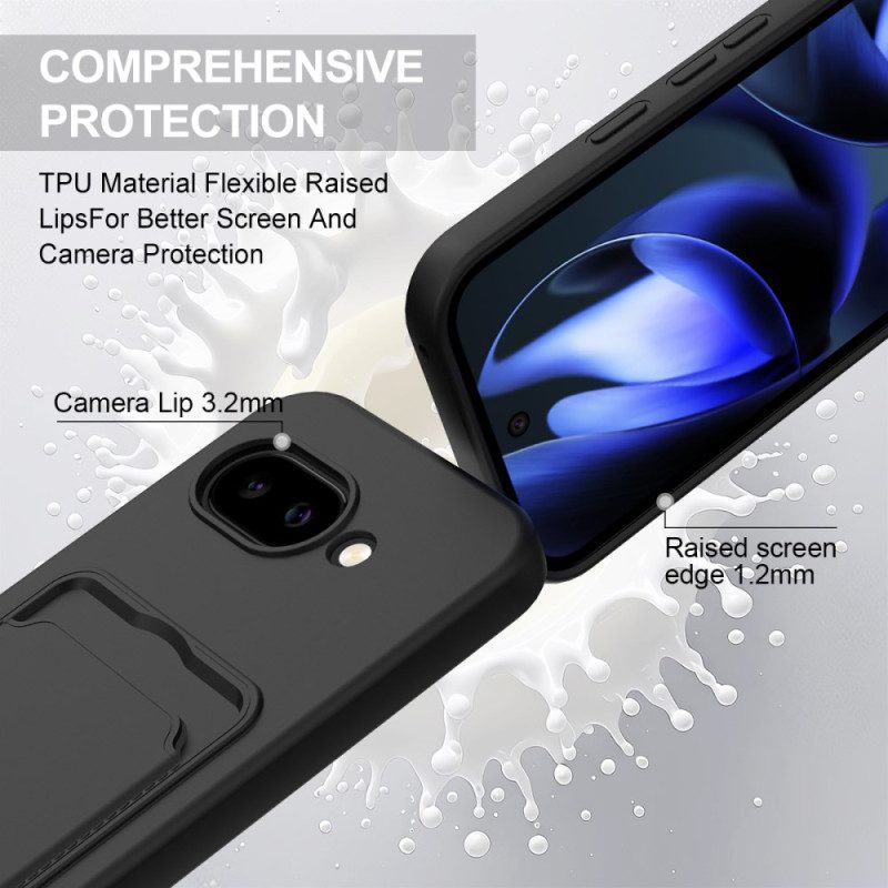 Kuori Google Pixel 10a Nestemäinen Silikonikorttikotelo