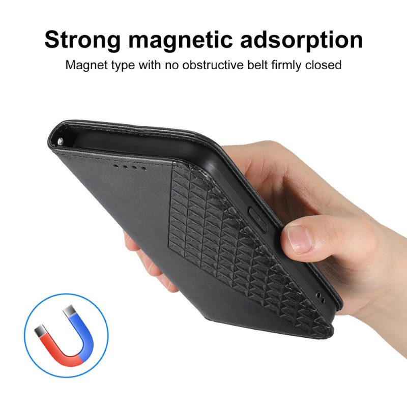 Nahkakotelo Google Pixel 10a Timanttikuvio