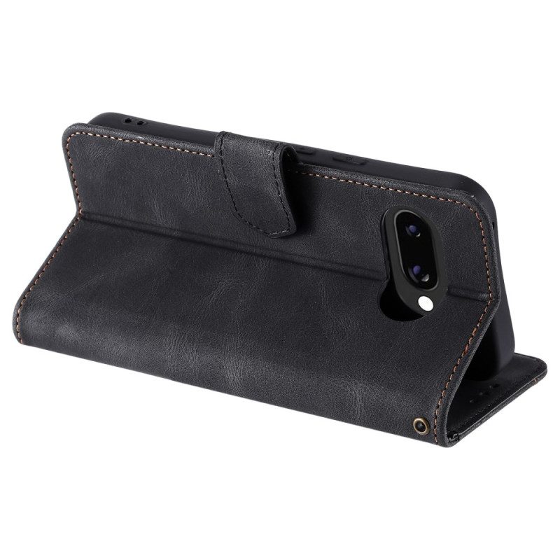 Nahkakotelo Google Pixel 10a Vintage Kaksivärinen