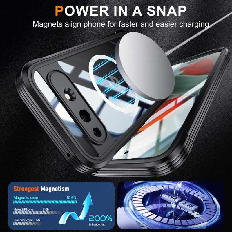 Puhelinkuoret Google Pixel 10a Magneettinen Karkaistulla Lasisella Näytönsuojalla