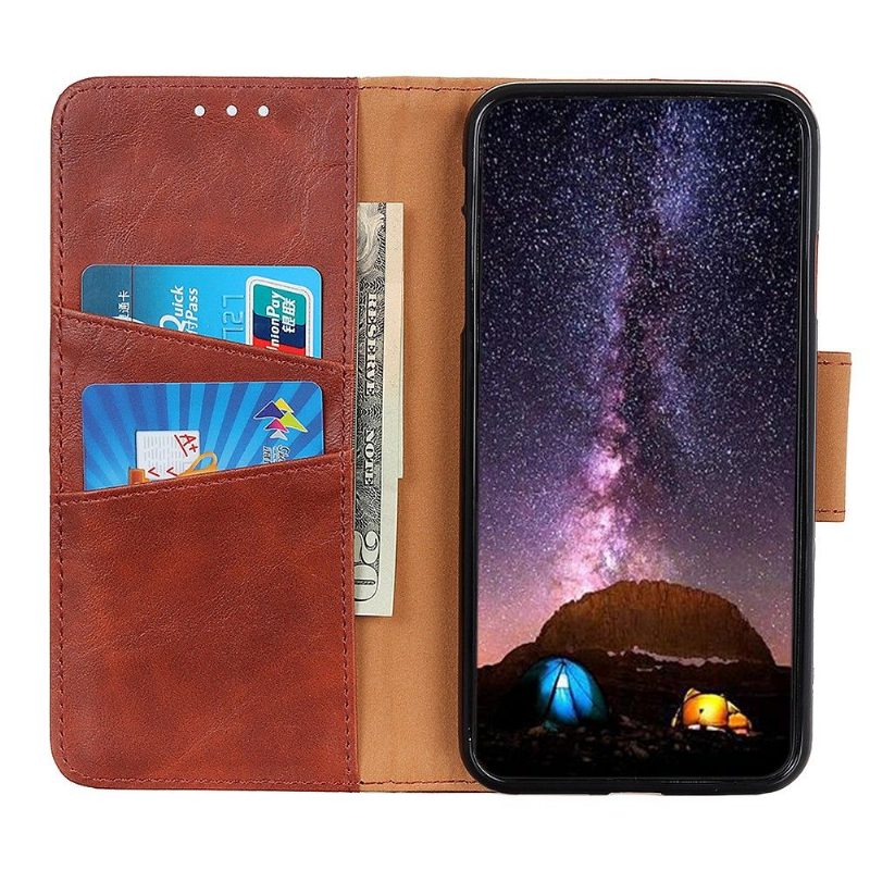 Kuoret Realme 8 5G Suojakuori Edouard Classic Faux Leather