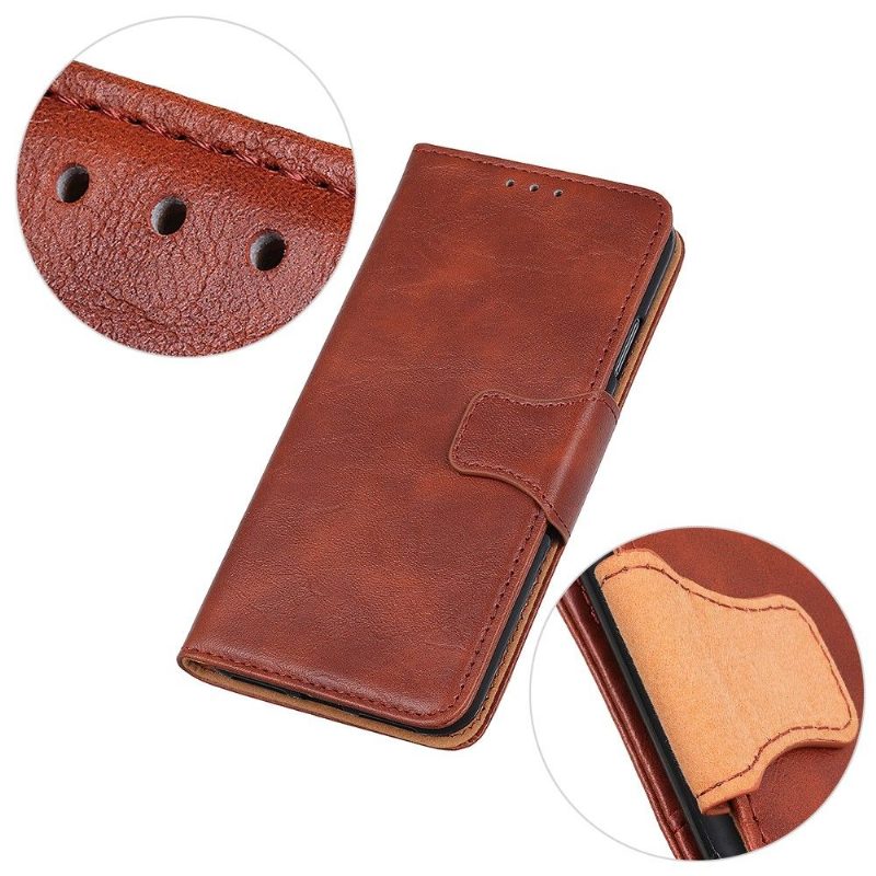Kuoret Realme 8 5G Suojakuori Edouard Classic Faux Leather