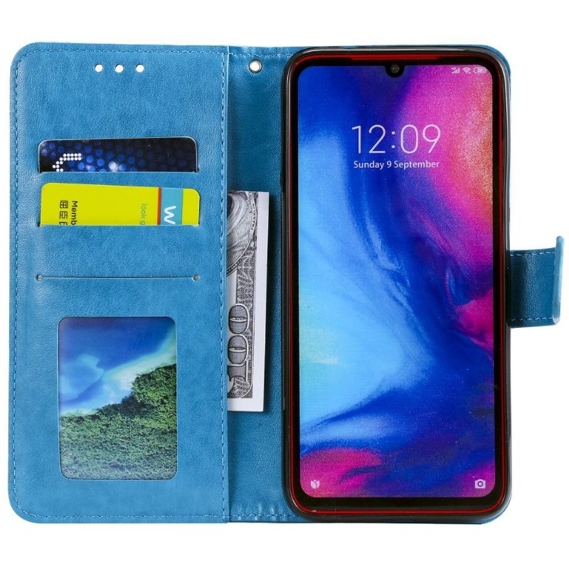 Kuoret Xiaomi Redmi Note 7 Alkuperäinen Lanyard Mandala Sunin Kanssa