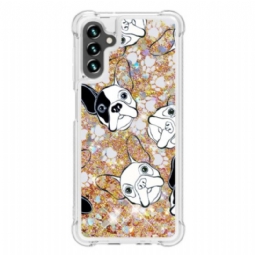 Kuori Samsung Galaxy A54 5G Herra Koiran Paljetteja