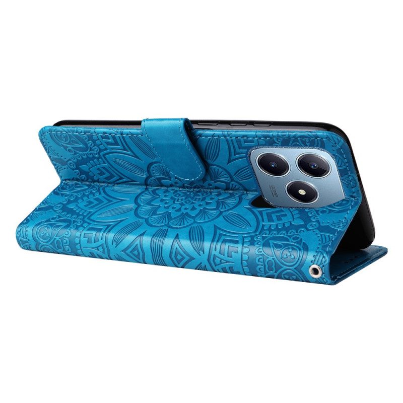 Kotelot Realme C63 Auringonkukkakuvio Suojakuori