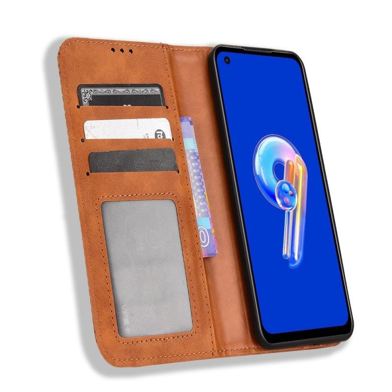 Nahkakotelo Asus Zenfone 10 Vintage Frieze