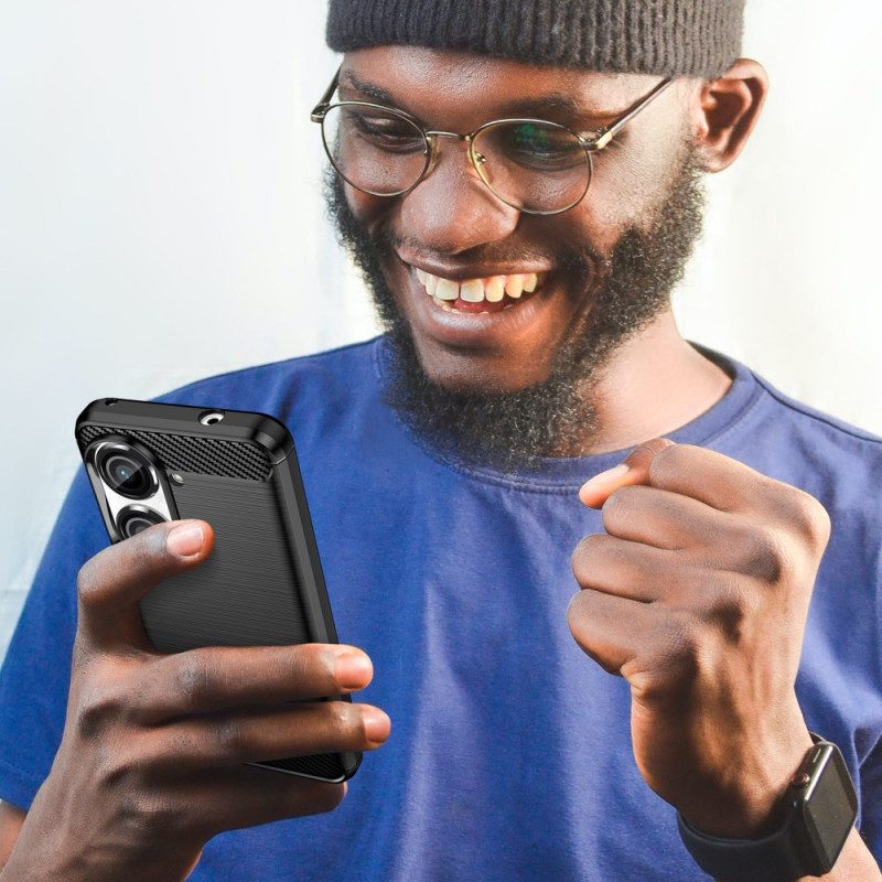 Puhelinkuoret Asus Zenfone 10 Harjattu Hiilikuitu