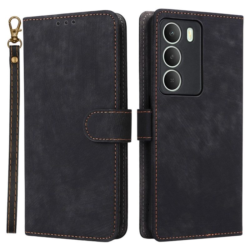 Kotelot Realme 14x 5g Rfid-suojattu Tekonahka